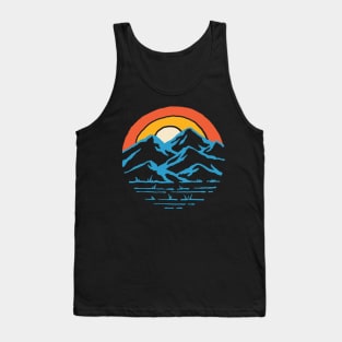 Mountain and Rainbow Tank Top